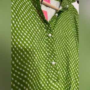 NWT gingham design dress - Large